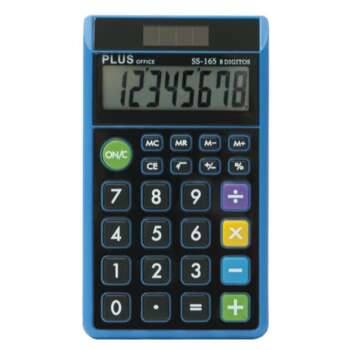 CALCULADORA PLUS SS-165 AZUL