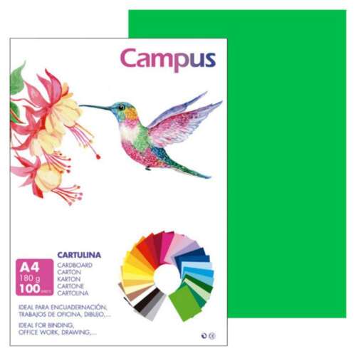 CARTULINA CAMPUS A4 180G V.BILLAR