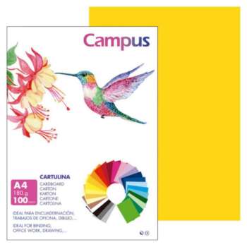 CARTULINA CAMPUS A4 180G GUALDA