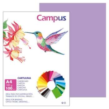 CARTULINA CAMPUS A4 180G VIOLETA