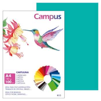 CARTULINA CAMPUS A4 180G V.MENTA
