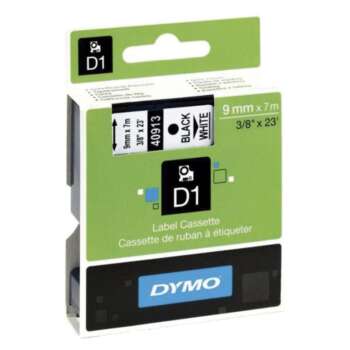 CINTA DYMO D1 12MMX3M NEGRO/ORO