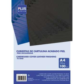CUBIERTA PLUS CARTON A4 250G AZUL/100