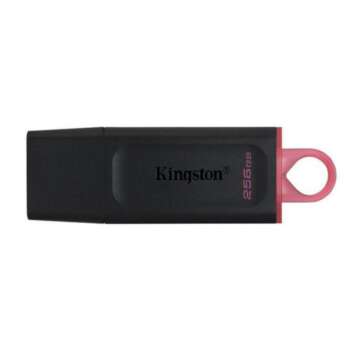 PEN DRIVE KINGSTON 256GB DTX NEGRO