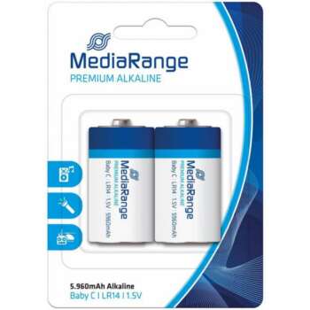 PILAS MEDIARANGE ALCALINA LR-14/BL.2U
