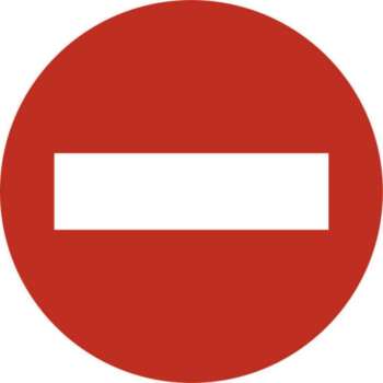 PICTOGRAMA SYS ENTRADA PROHIBIDA