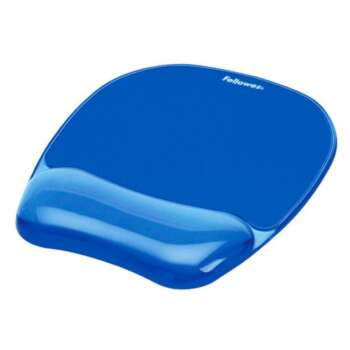 REPOSAMUÑECAS RATON FELLOWES GEL AZUL