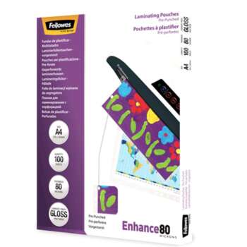 FUNDA PLASTIFICAR FELLOWES 80 A4/100