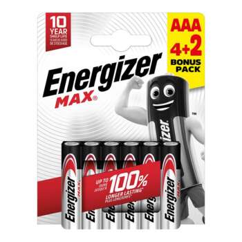 PILAS ENERGIZER ALCALINA AAA/BL.6UD