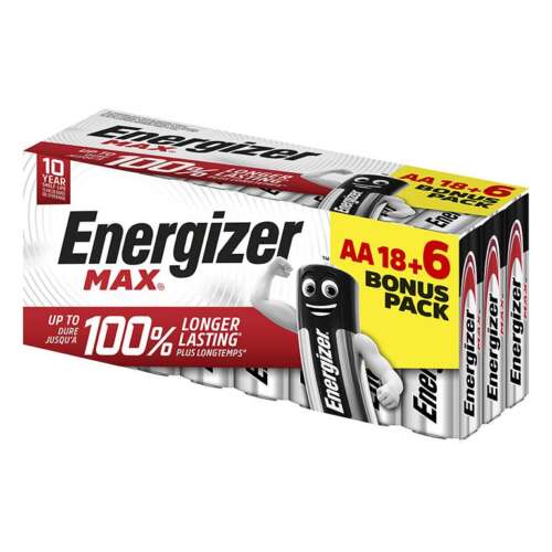 PILAS ENERGIZER ALCALINA AA/BL.24UD