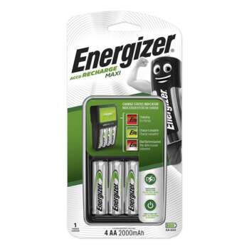 CARGADOR ENERGIZER MAXI+PILAS AA/B4UD