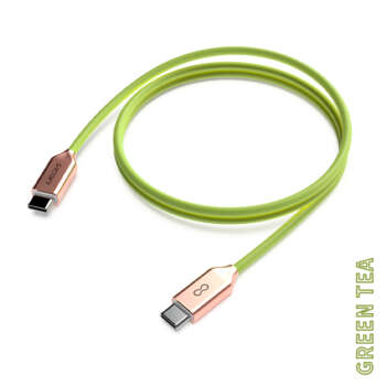 CABLE GROOVY TIPO C 1M SILICONA VERDE