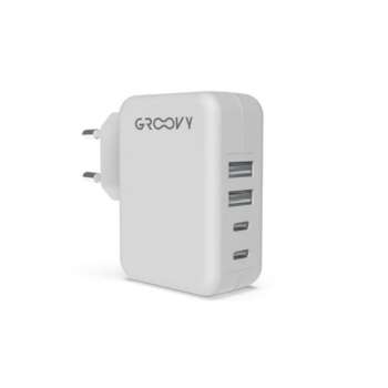CARGADOR GROOVY 4 USB 4.8 A