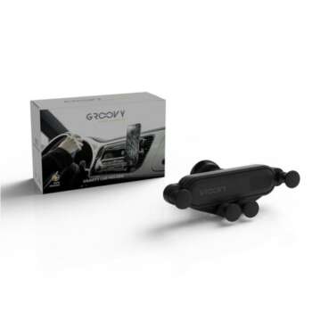 SOPORTE COCHE GROOVY NEGRO/GRIS