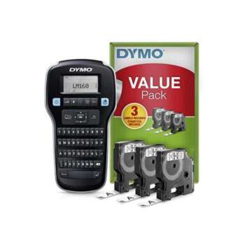 ROTULADORA DYMO LM-160 PACK 3 CINTAS
