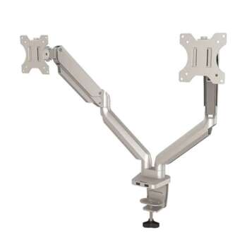 SOPORTE MONITOR DOBLE FELLOWES PLATA