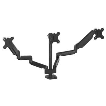 SOPORTE MONITOR TRIPLE FELLOWES PLATA