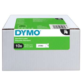 CINTA DYMO D1 19MMX7M NEGRO/BLANCO