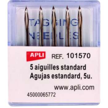 AGUJAS ETIQUETADORA TEXTIL APLI /5UD
