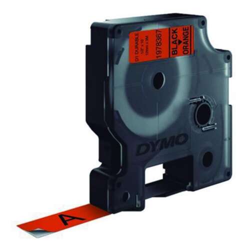 CINTA DYMO D1 DURABLE 12MMX3M NG/NARA