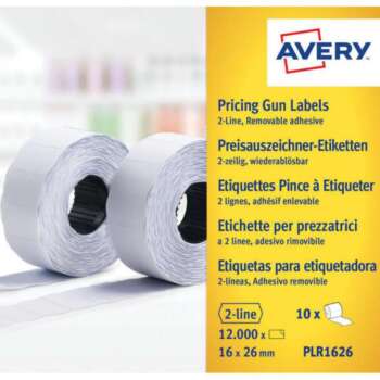 ETIQUETA AVERY 16X26 2LINEA REMOV/10U