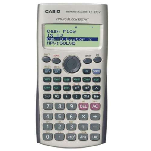 CALCULADORA CASIO FINANCIERA FC100V