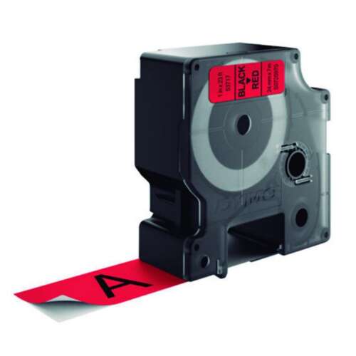 CINTA DYMO D1 24MMX7M NEGRO/ROJO