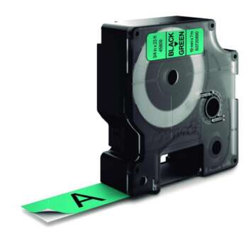 CINTA DYMO D1 19MMX7M NEGRO/VERDE