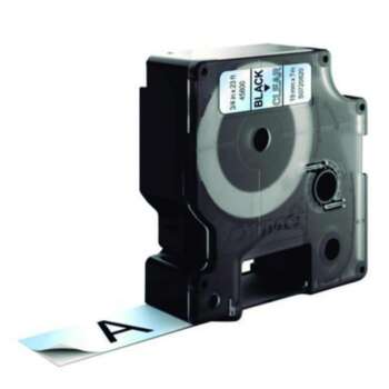 CINTA DYMO D1 19MMX7M NEGRO/TRANSPARE