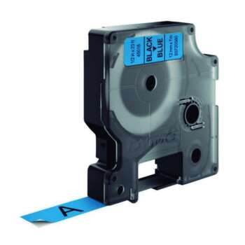CINTA DYMO D1 12MMX7M NEGRO/AZUL