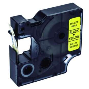 CINTA DYMO D1  9MMX7M NEGRO/AMARILLO