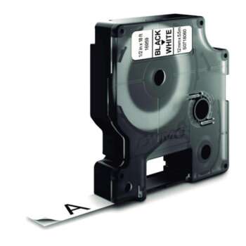 CINTA DYMO D1 POLYEST 12X5,5M NEG/BLA