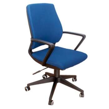 SILLA MAKRO GIRO CONFORT AZUL