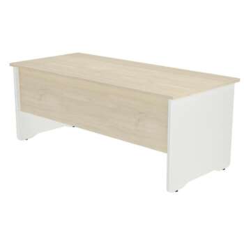 MESA ROCADA WORK 140X80CM BLANCO/HAYA