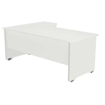 MESA ROCADA WORK L-DER.160X120 BL/BL