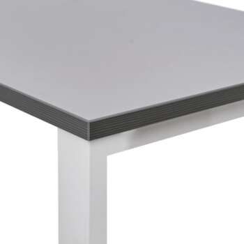 MESA ROCADA TOTAL 140X80CM BLANC/GRIS