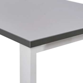 MESA ROCADA TOTAL 160X80CM BLANC/GRIS
