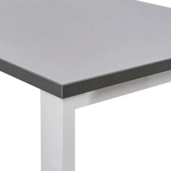 MESA ROCADA TOTAL 180X80CM BLANC/GRIS