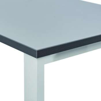 MESA ROCADA TOTAL 200X80CM BLANC/GRIS