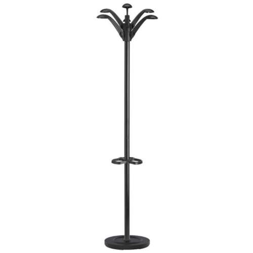 PERCHERO UNILUX FLORA 6 COLGAD.NEGRO