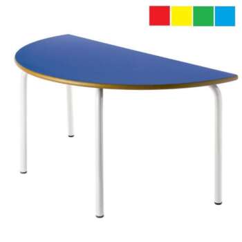 MESA INF.SEMICIRCUL.120X60-52CM ACERO