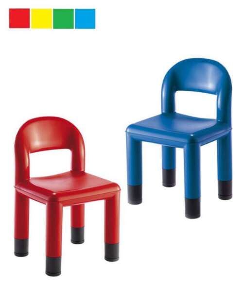 SILLA INFANTIL POLIPROP.COLOR 26CM