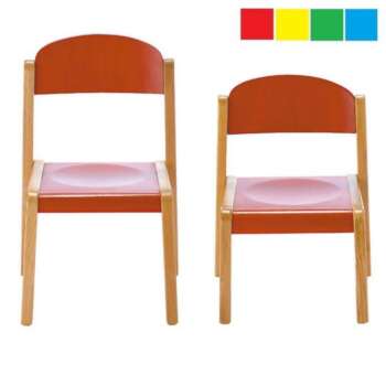 SILLA INFANTIL MADERA HAYA-COLOR 26CM