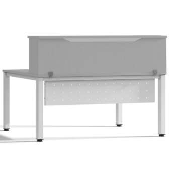 RECEPCION ROCADA 160X30X40 GRIS/GRIS*