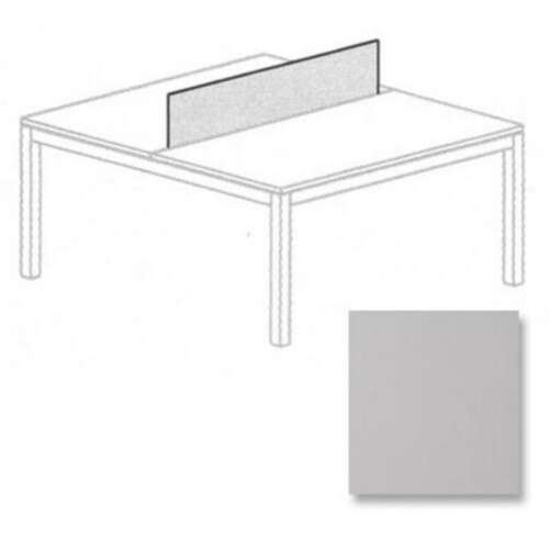 SEPARADOR MESA TRABAJO 136x45 GRIS *