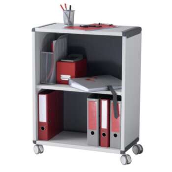 MUEBLE AUXILIAR/RUEDAS PAPERFL.GRIS/N