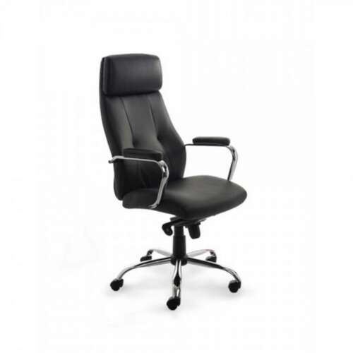 SILLA ROCADA ECO-PIEL RD986V22 NEGRO