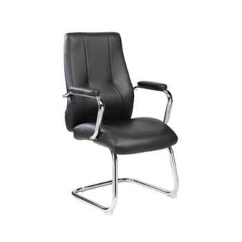 SILLA ROCADA ECO-PIEL DR985V22 NEGRO