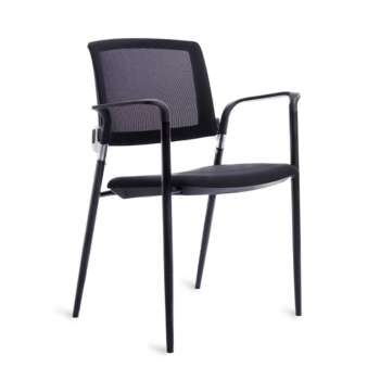 SILLA + BRAZO CROMADO ROCADA NEGRO