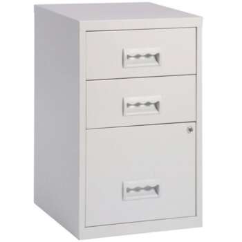 CAJONERA PIERRE 40X40X66 3C. GRIS